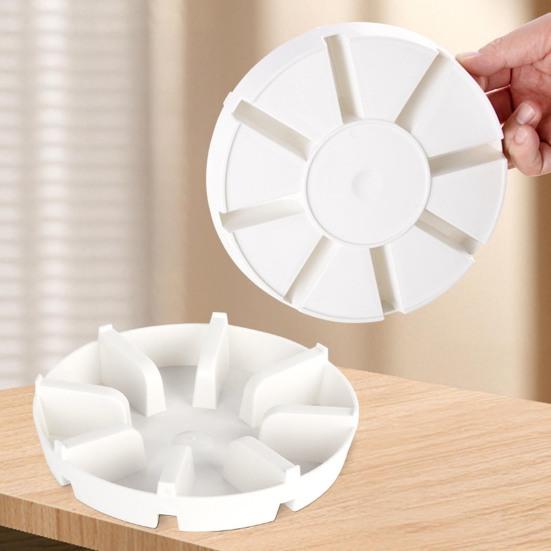 Flower Pot Tray Good Drainage Moisturizing Effect Lightweight Design Drainage Plant Tray Hollow Design Plant Saucer