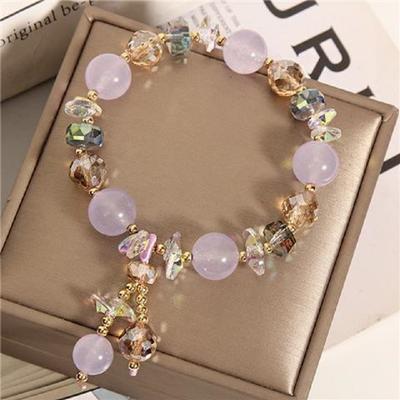 Lovers Fashionable Friends Family Aquamarine 1pc Showing Elegant Temperament Simple Perfect Gift Yellow Gemstone Bracelet Bracelet  Accessories