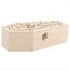 1pc Coffin shaped pet urn Halloween party decoration funny candy box jewelry ring jewelry box