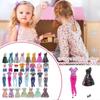 10 Sets Modepuppenkleidung Glänzendes Kleid für 11,5"-12" Puppenkleidung Anzug Spielzeug