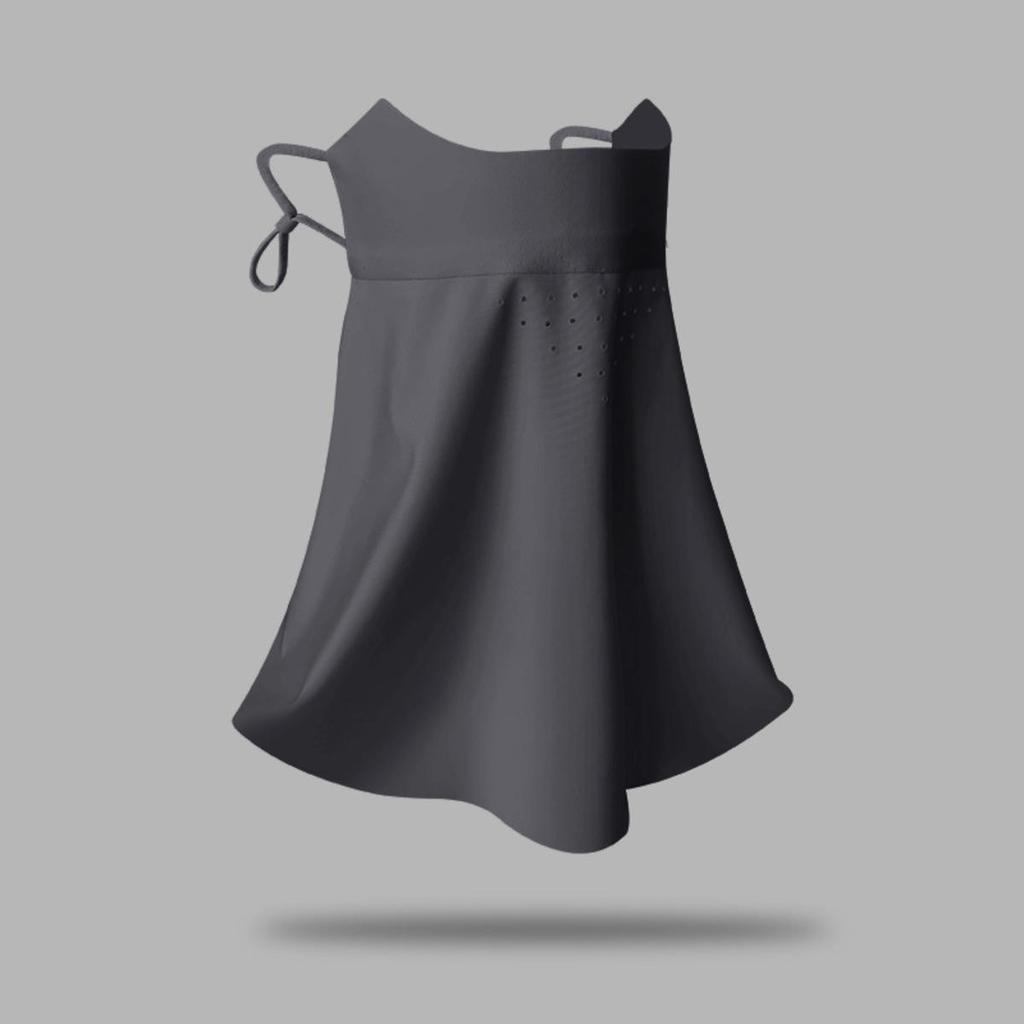 Women's outdoor sports trackless sunscreen facial mask imitation ice silk UV protection summer breathable thin