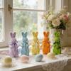 With Bow Tie Bunny Decoration Creative Rabbit Ornaments  Indoor Outdoor Lawn