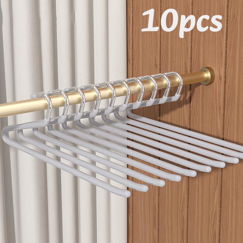10/20PC Z-Shaped Trouser Rack Goose Type Pants Hanger Opening Goose Shaped Scarf Clothes Rack Wardrobe Storage Rack Hanger