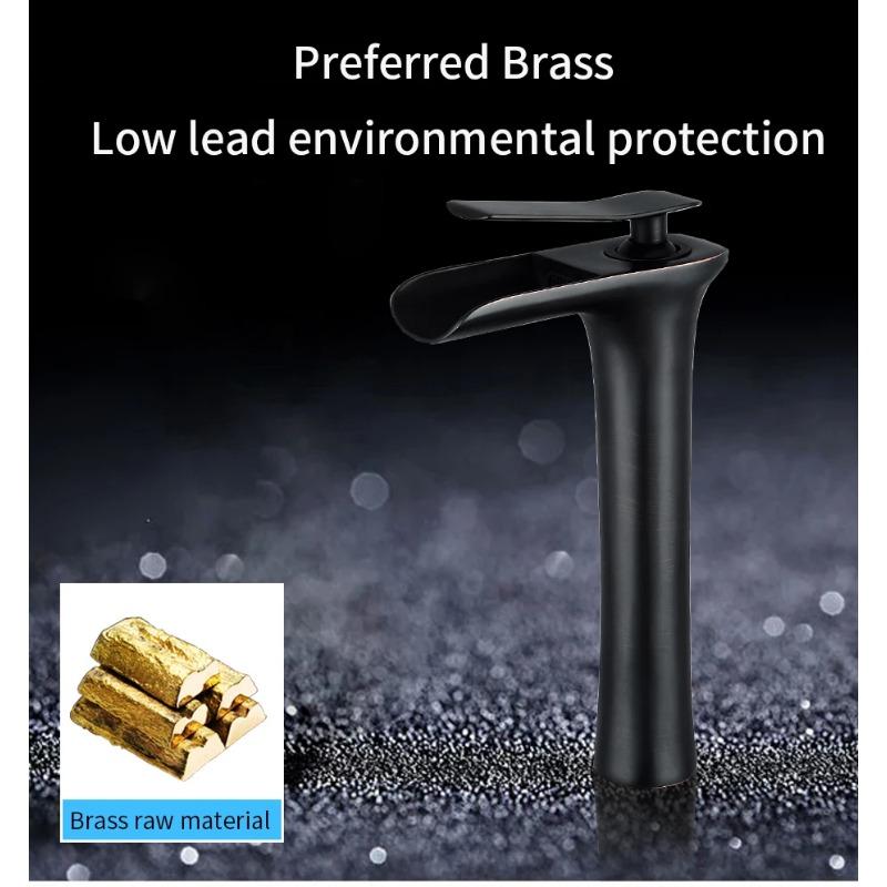 Umyvadlové baterie Moderní bílá koupelnová baterie Vodopádové baterie Jednootvorové baterie pro studenou a teplou vodu Umyvadlové baterie Baterie 6008