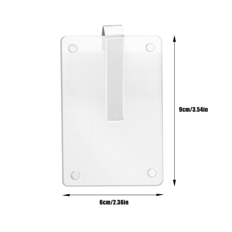 Acrylic Car Sun Visors Photo Holder Stand Tool Less Installation Magnetic Design Fit Most Vehicles Travel Memory Display
