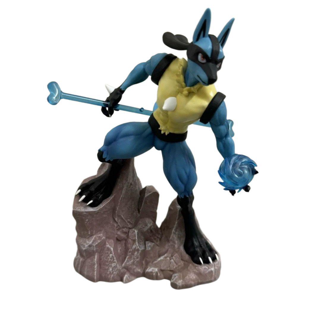 Набор фигурок из аниме Digimon & Pokemon: Эволюция Люкарио