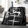 Custom Name Basketball Theme Printed Blanket - Perfect for Couch, Bed, Travel & Outdoor Use | Machine Washable, Cozy & Durable.