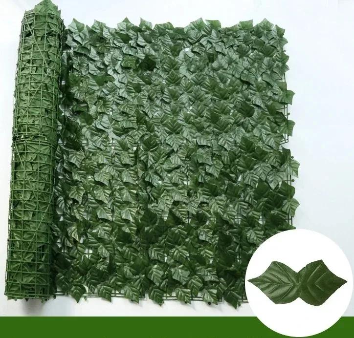 1X3M Privacy Fence Screen Outdoor Garden Backyard Plant Trellis Garden Decoration Outdoor Balcony Decorations Fake Plants