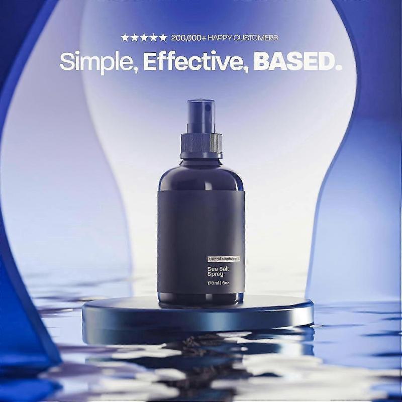 Spray cu Sare de Mare pentru Volumizarea Părului, 170ml Spray Texturizant și de Fortificare cu Vitamina B5 și Alge Marine