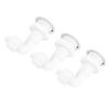 3 Stück Whirlpool Drehbogen Blasenluftdüse Robuste PVC Whirlpool Luftdüse Massage Badewannendüse für