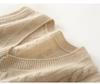 Women's V-neck Cashmere Cable Knit Sleeveless Vest Cardigan Sweater