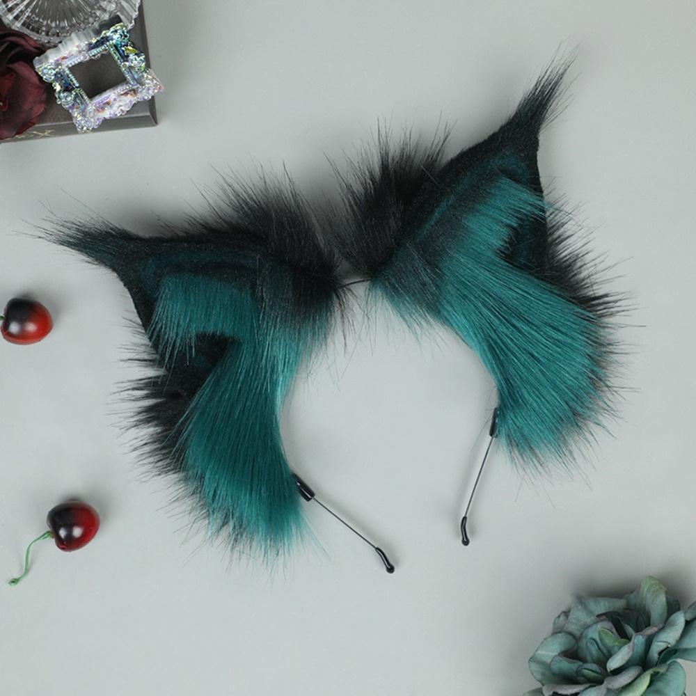 Handmade Quality Shines! Realistic Lynx Animal Ear Headpiece, Cute Plush Convention Cosplay Headband Accessory