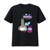 Chowder Cartoon Logo T-Shirt mit Schnitzel Mung Daal Chef Charakteren Perfekt für Fans der Serie vintage gewaschen