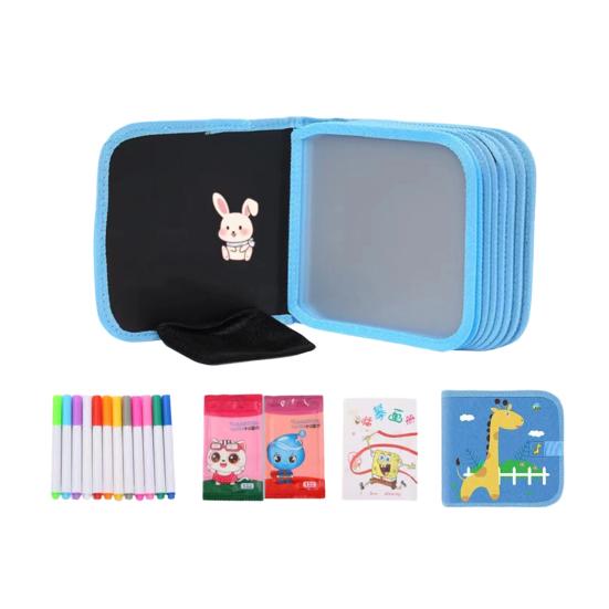 Children Drawing Book with Pens 6/10/14/16 Pages Erasable Painting Book Toddlers Boys Girls Educational