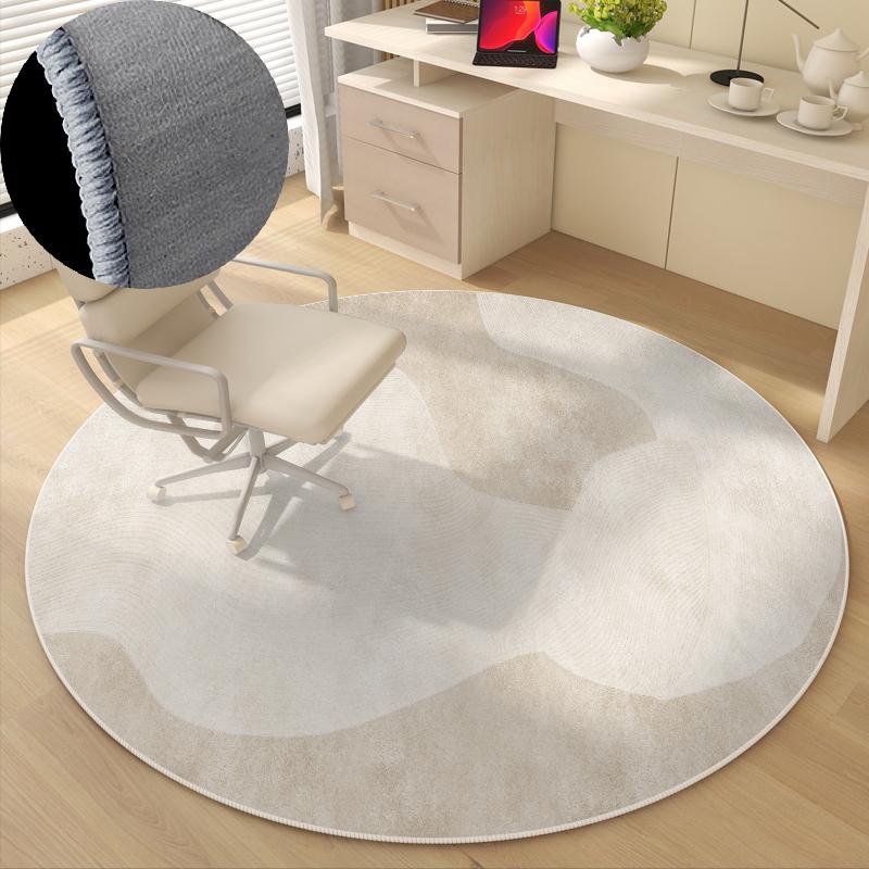 Tappeti Rotondi in Velluto di Cristallo per Camera da Letto Tappeti di Grande Superficie per Soggiorno Tappetino Antiscivolo per Sedia da Computer Tappeto di Lusso Leggero per Cabina Armadio