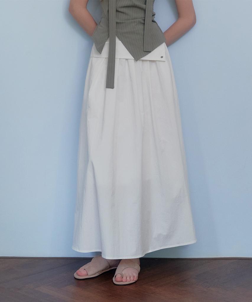 Teuwi Bemoon Wrap Layered Long Skirt