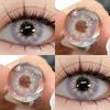 Eyeshare Purple Contact Lenses for Cosmetic Eyes Beautiful Fashion Gray Brown Pupil Lenses