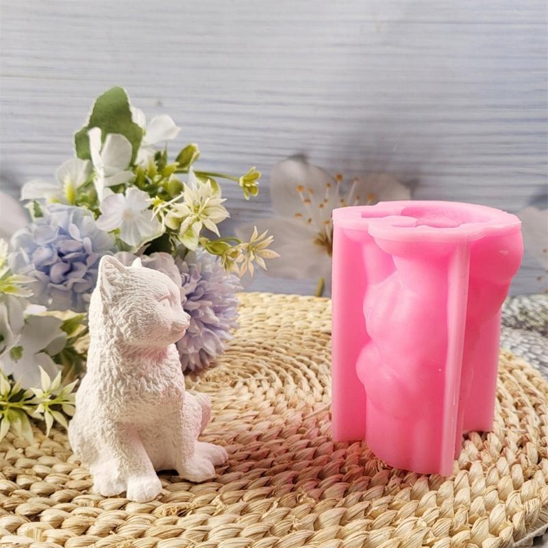 DIY Crafts And Holiday Decorations Mold Multiunctional Cats Shaped Ornaments Mold for Handmade Gift and Home Decors
