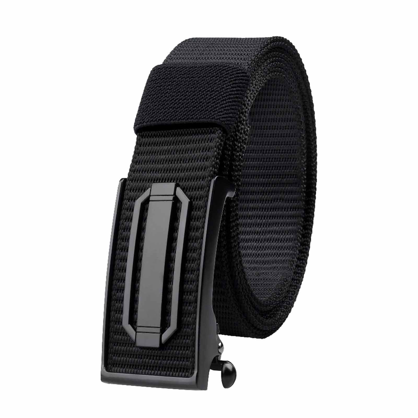

Men’s Casual Belt – Thickened Woven Nylon Belt, Adjustable Outdoor Waist Belt for Everyday and Sports One Size