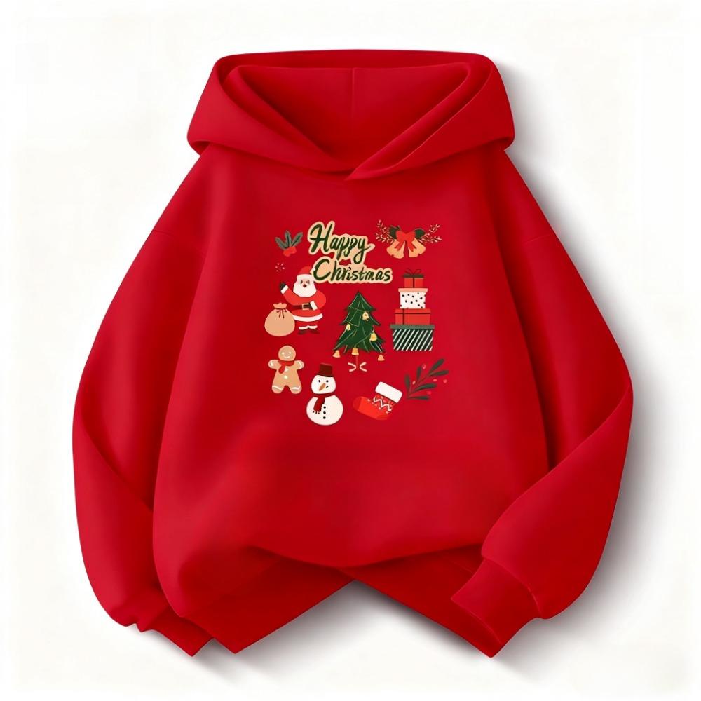 Christmas Cute and Fashionable Children's Hoodie Autumn and Winter Daily Casual Soft Sports Hoodie