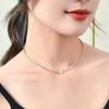 Broken Silver Clavicle Chain Freshwater Pearl Necklace Women'S Broken Silver Pearl Chain Fashion Commuter Accessories Women