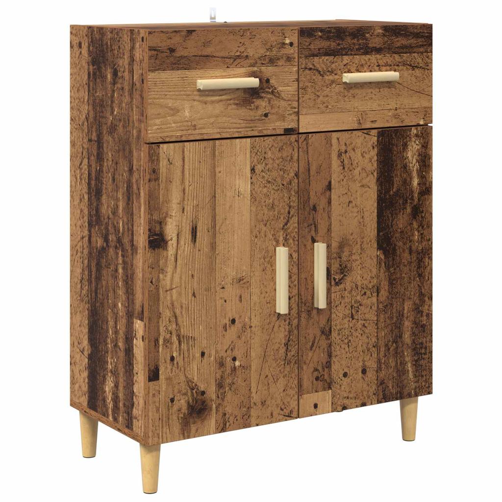 Highboard Reclaimed Wood 69.5 x 32.5 x 180 cm Particleboard