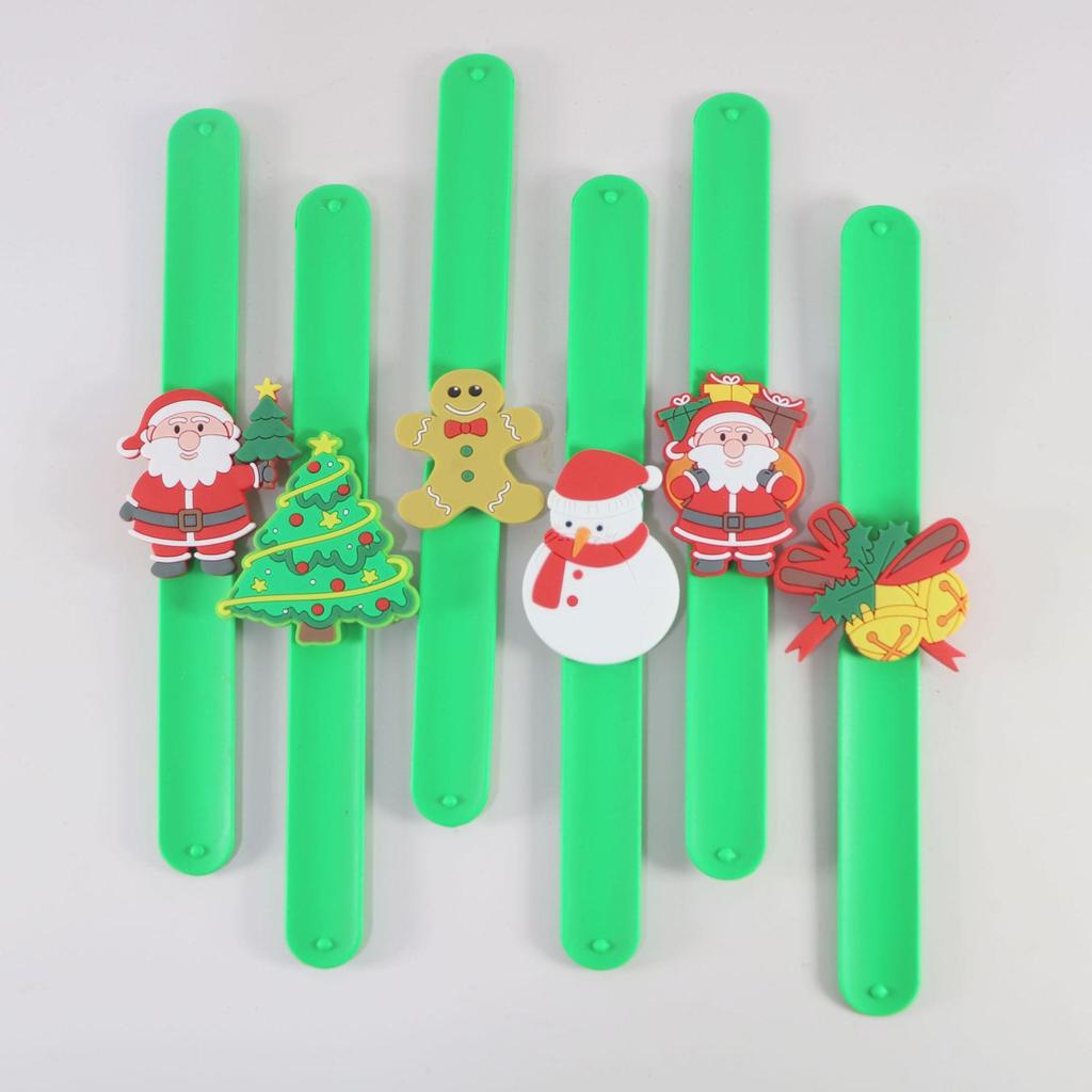 Childlike Christmas Snap Bracelet - Holiday Party Toy & Decoration