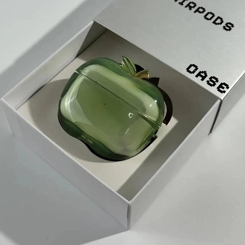 Transparent Fruit Airpods Pro 2 Earphone Case Drop-Proof Apple Shape Tpu Soft Design Customised Personalised Airpods Pro 2 Case