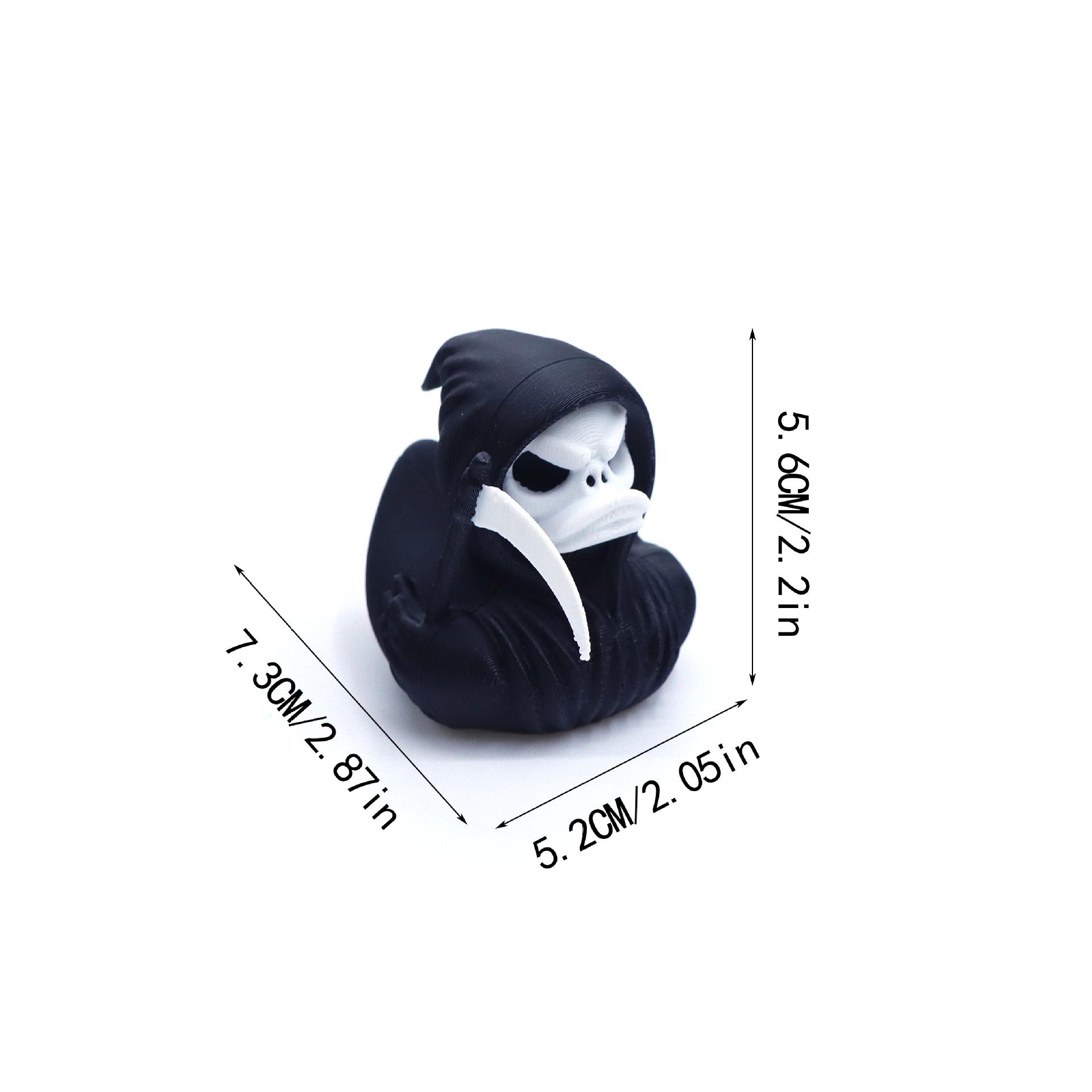 

Хиты продаж 3D-печать Мрачный Жнец Утка Взрывная Утка Мрачный Жнец Хэллоуинское украшение Reaper Duck