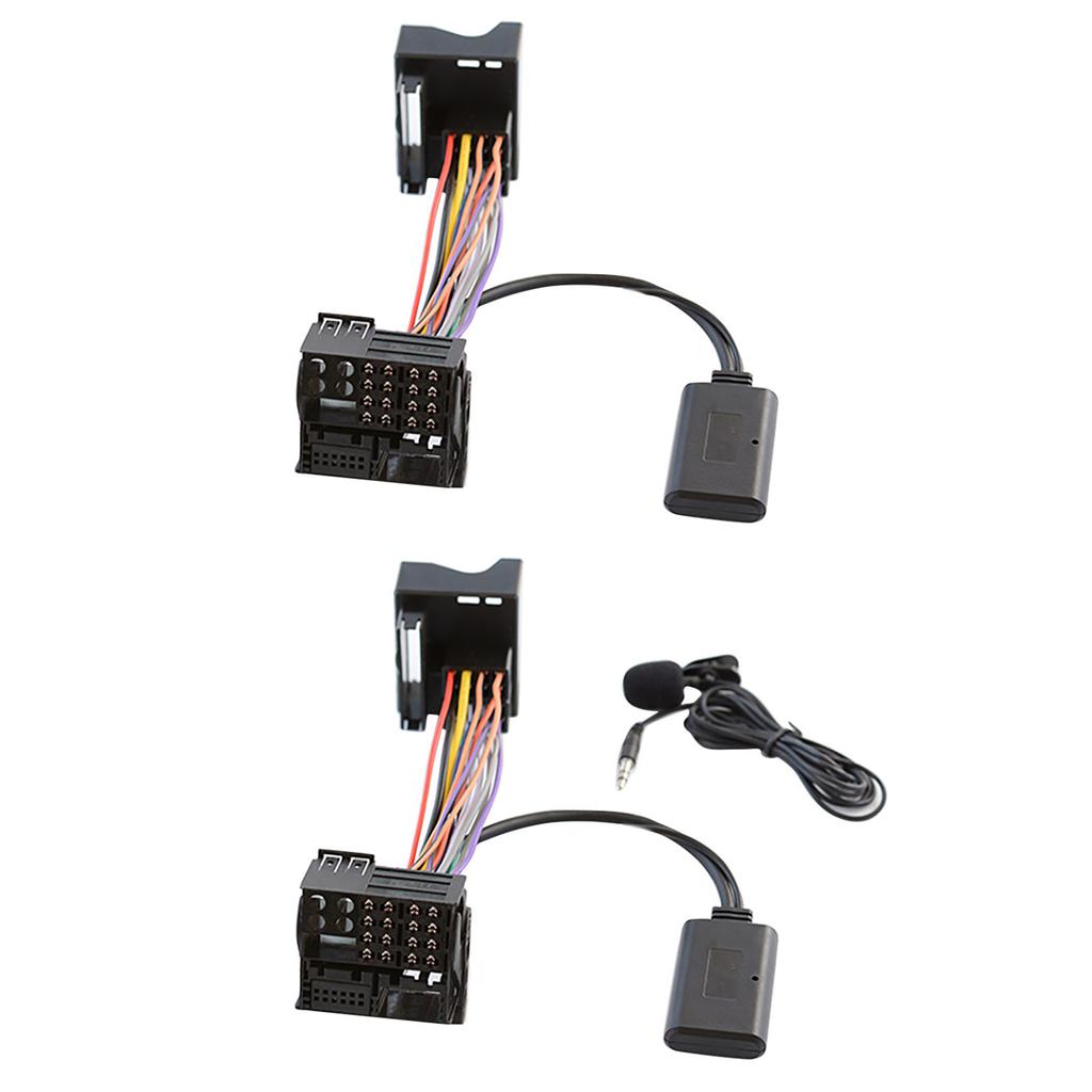 Bt5.0 Module Receiver with Adapter Cable AUX IN Cable for Focus Mondeo 6000CD 6006CDC 5000CD Audio Cable Kit Replacement