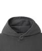 Garment Dyed Ring Snap Hoodie [Charcoal]