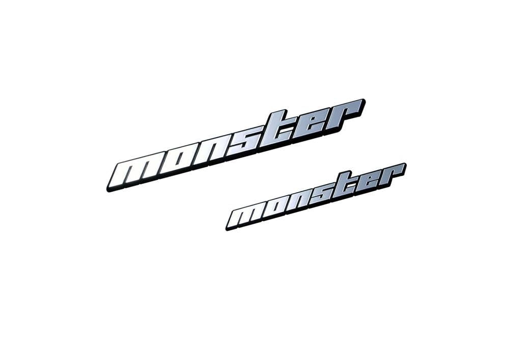 

MONSTER SPORT Plated Emblem (No Pin) Small 100 x 15mm ZZZE37