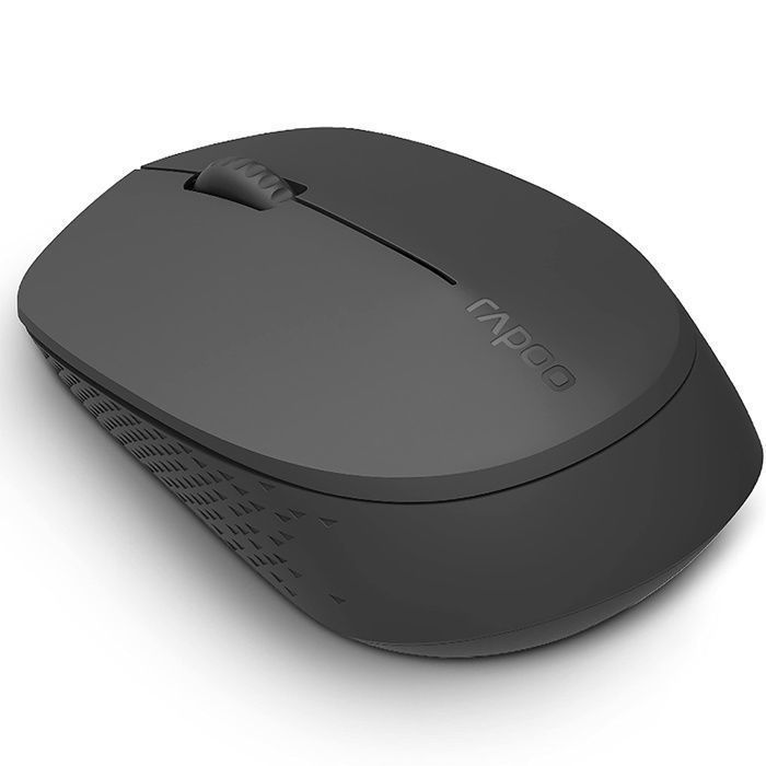 Souris sans fil - RAPOO - M100 - Ergonomique - Design compact - Couleur noire