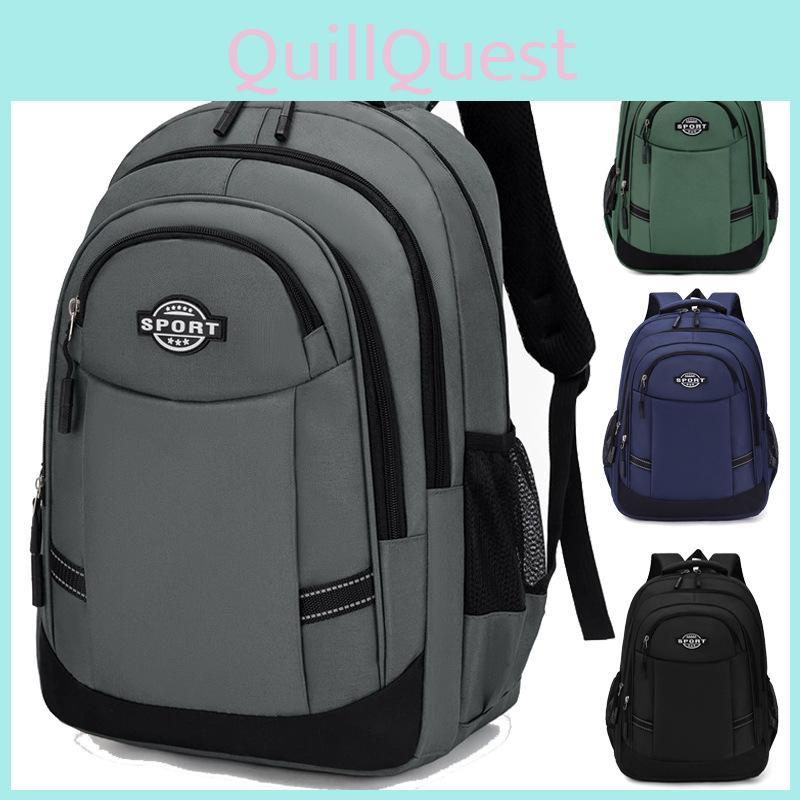 Oxford Backpack Breathable With 16in Laptop Compartment For Travel Schoolbag