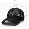 New Breathable Baseball Cap Adjustable G Embroidery Peaked Cap Mesh Trucker Cap Summer