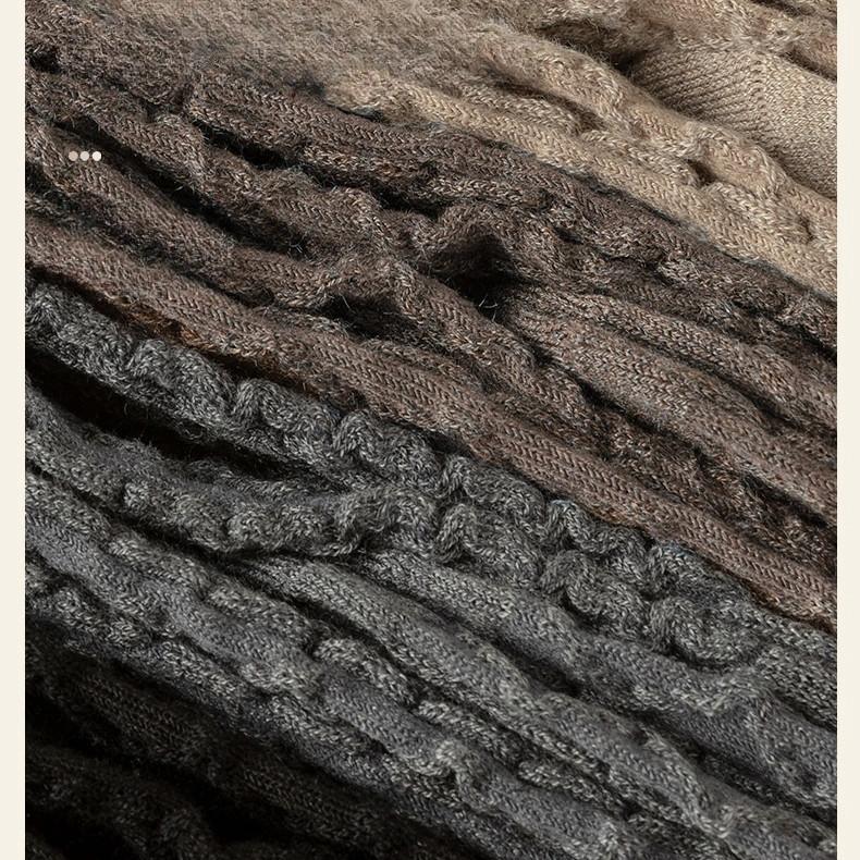 Meias de lã até o joelho para outono e inverno, meias japonesas grossas e quentes de tubo longo, torções de massa frita, meias longas de tubo alto sem pílulas versáteis