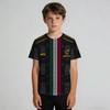Kids Mexico Letter Print Short Sleeve T-Shirt, Casual Themed Top