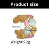 Fashionable Two Tiers Open Ring Stainless Steel Adjustable Jewelry Unique Circular Design For Everyday Wear Gift