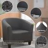 Sretch Elastic Single Sofa Covers Velvet Armchair Seat Cover Chair Protector Stretch Bar Slipcovers for Home Decor Living Room
