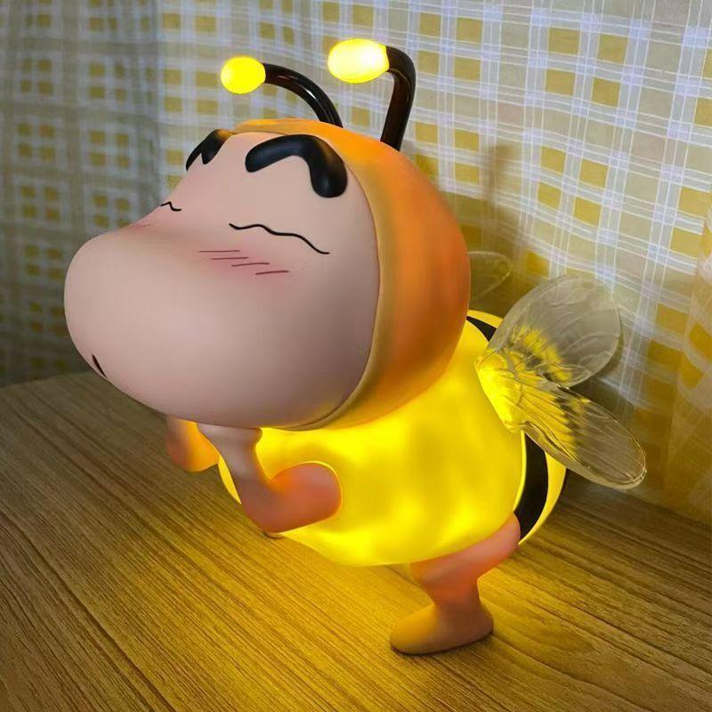 1 Piece Anime Shin Chan Figuras Kawaii Doll  Crayon Shin-Chan Cos Bee Action Figure Toys Collection Model Decoration Gift
