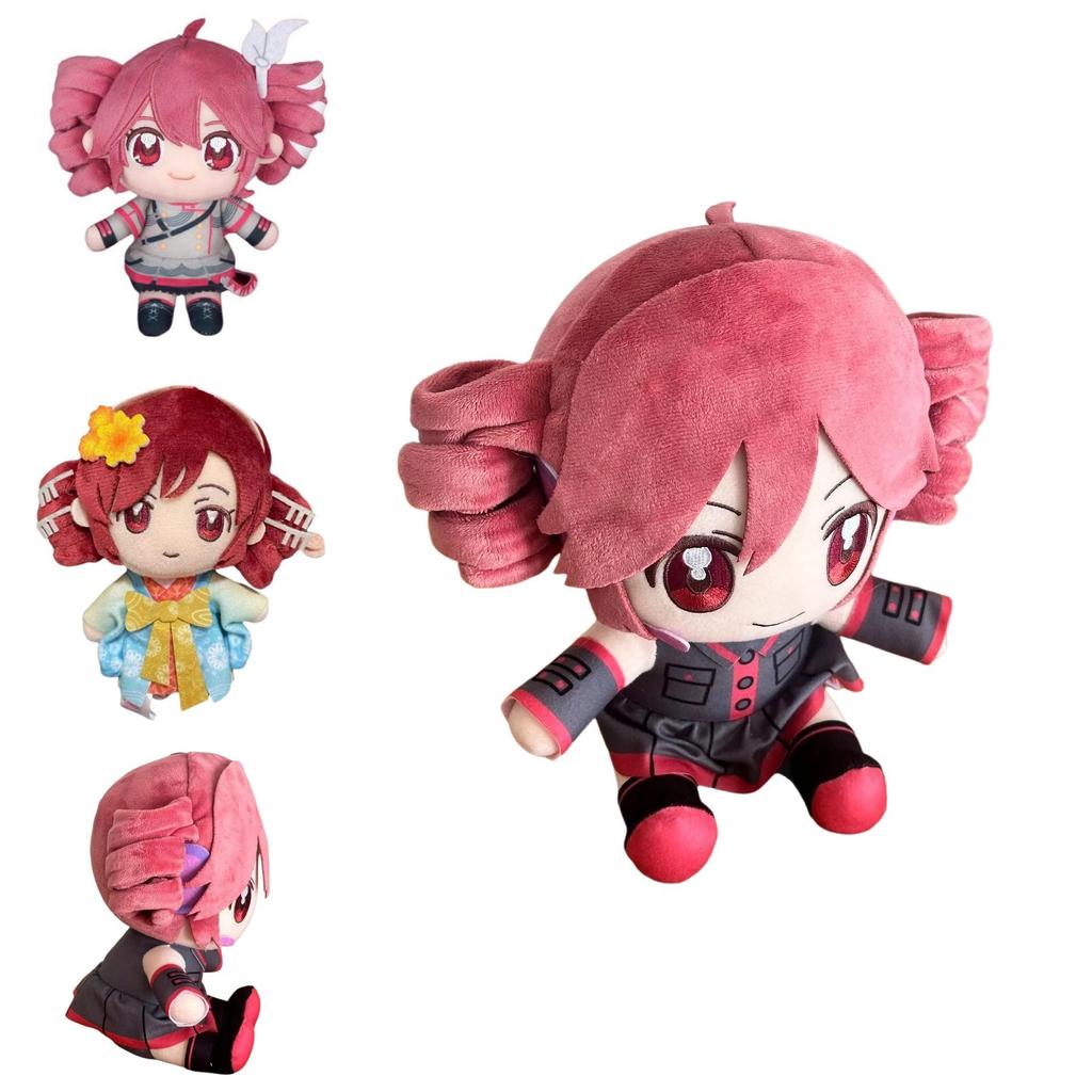 Cute Kasane Teto Plush Doll With Short Fur Design Perfect For Anime Collectors