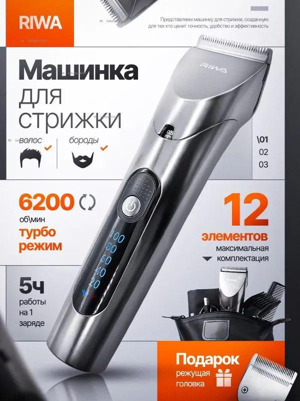 Xiaomi Riwa hair clipper, metallic gray серый