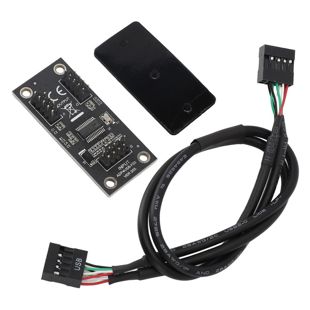 1 auf 2 Erweiterungs-Hub Splitter Adapter Hochgeschwindigkeitsübertragung 9 Pin auf Doppel 9 Pin Motherboard USB 2.0 Adapter