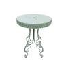 American Outdoor Iron Table and Chair Set Retro Waterproof Courtyard Decoration Garden Furniture Sets Balcony Round Table