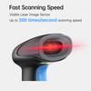 1D Barcode Scanner Wired Bar Code Reader With Buzzer and LED Indication Manual Automatic Trigger USB Port Support Laptop Computer For Supermarket Log
