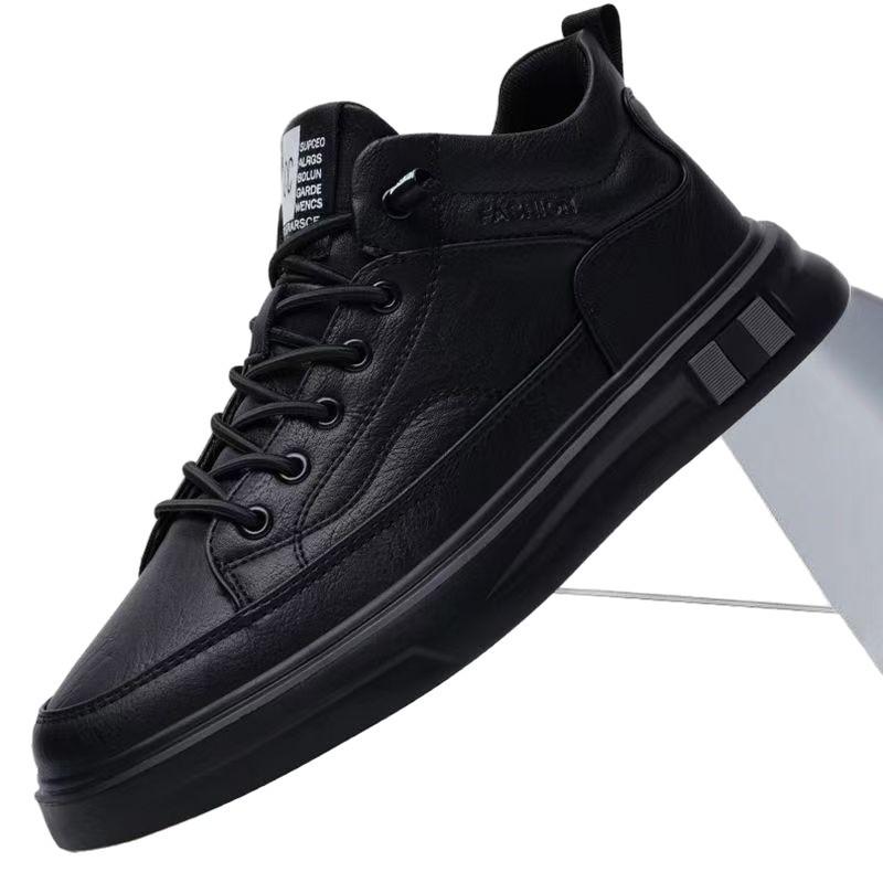 Single cotton casual shoes British style soft-soled sports shoes fleece thickened low-top lace-up board shoes