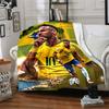 1pc Neymar1 Blanket, Gift, for Men and Women, Soft Blanket, Good for Sofa Bed Couch Travel, Lightweight Flannel Blanket