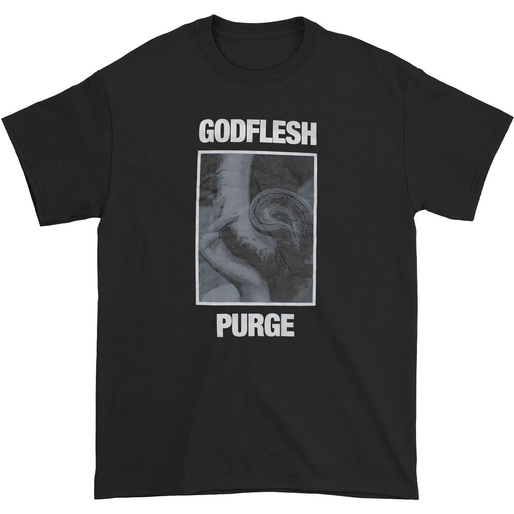Men's Godflesh Purge T-shirt Medium Black