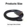 Adapter Cord 15pin To VGA Cable 1080P@60Hz Male To Male High Speed Cable To Connect Computer Laptop PC