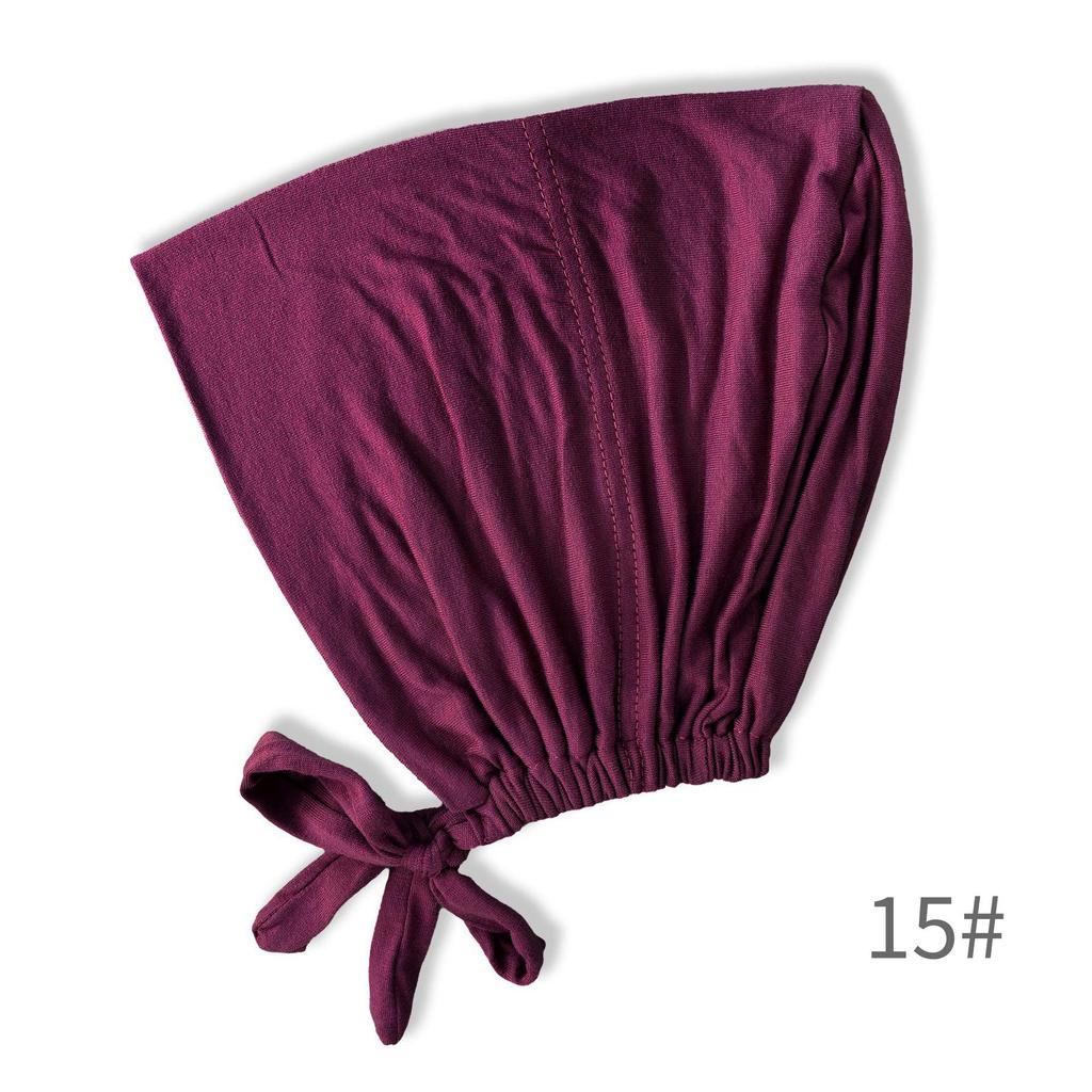 Premium Mercerized Cotton Adjustable Elastic Hair Cover Cap